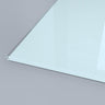Bespoke architectural glass panel with polished edge, ideal for modern balustrades or decorative installations