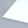 Bespoke architectural glass panel with sleek metal edge, ideal for modern commercial or luxury residential interiors.