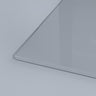 Bespoke architectural glass panel with clean edges, ideal for modern balustrades or decorative installations.