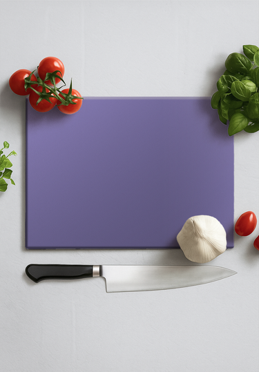 Violet Glass Chopping Board and Placemat - CreoGlass®