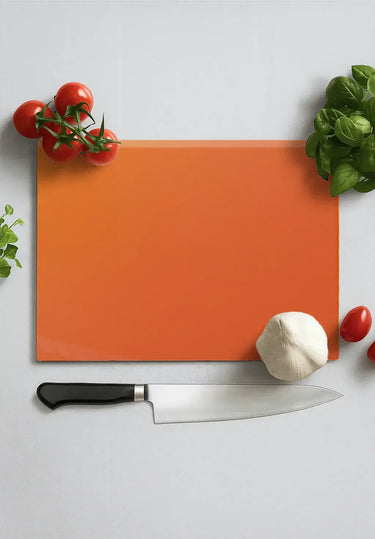 Pure Orange DIY Splashback and Chopping Board - Bundle - CreoGlass®