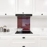 Purple Red Colour Glass Splashback - DIY - CreoGlass®