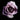 Purple rose with delicate petals against black background, showcasing natural beauty and intricate detail
