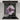 Purple rose printed glass splashback in modern kitchen with induction hob