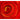 Vibrant red and gold swirl glass art, ideal for decorative glass or LED backlit installations