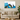 Modern living room with beige sofa, wooden coffee table, abstract blue and green wall art