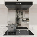 Silver Toughened Mirror Splashback - DIY - CreoGlass®