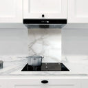 Silver - White Opera Splashback - DIY - CreoGlass®