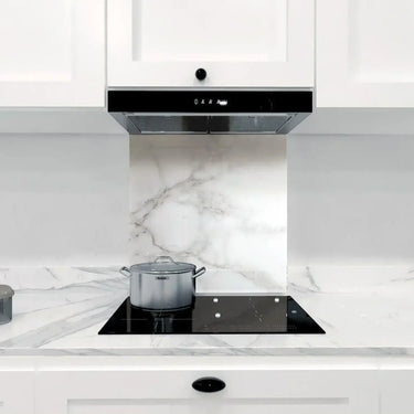 Silver - White Opera Splashback - DIY - CreoGlass®