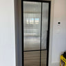 Reflex View – Single Hinged Door with Latch and Frame – internal steel and glass door, photo 4