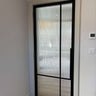 Skyline Frame – Single Hinged Door with Latch and Frame – internal steel and glass door, photo 5