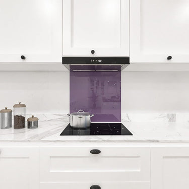 Violet Colour Glass Splashback - DIY - CreoGlass®