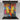 Vibrant butterfly print glass splashback in modern kitchen with induction hob