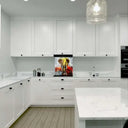 Yellow Elephant Printed Glass Splashback - DIY - CreoGlass®