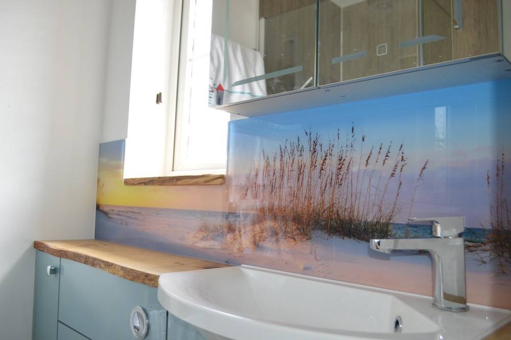 sunset beach bathroom sink