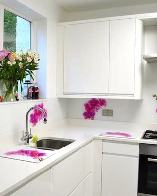 Floral Printed Splashbacks - CreoGlass®