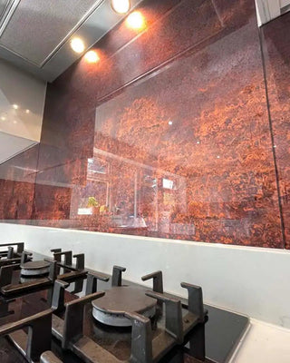 Textured Printed Splashbacks - CreoGlass®