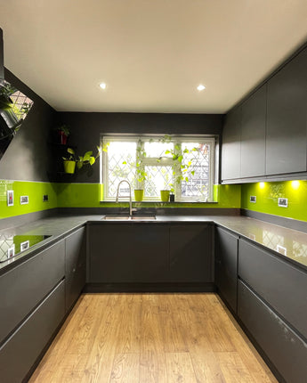 Green Glass Splashbacks - CreoGlass®