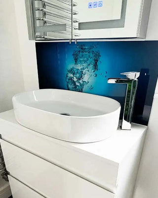Bathroom Sink Splashbacks - CreoGlass®