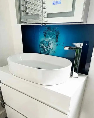 Bathroom Sink Splashbacks - CreoGlass®