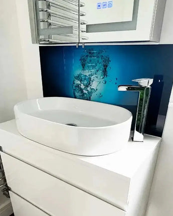 Bathroom Sink Splashbacks - CreoGlass®