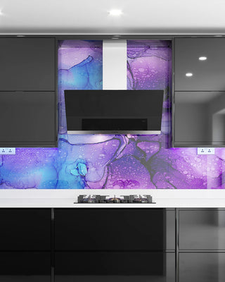 Abstract Printed Splashbacks - CreoGlass®