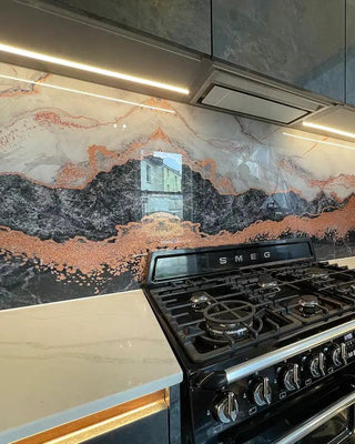 Crystal Stones Splashbacks - CreoGlass®