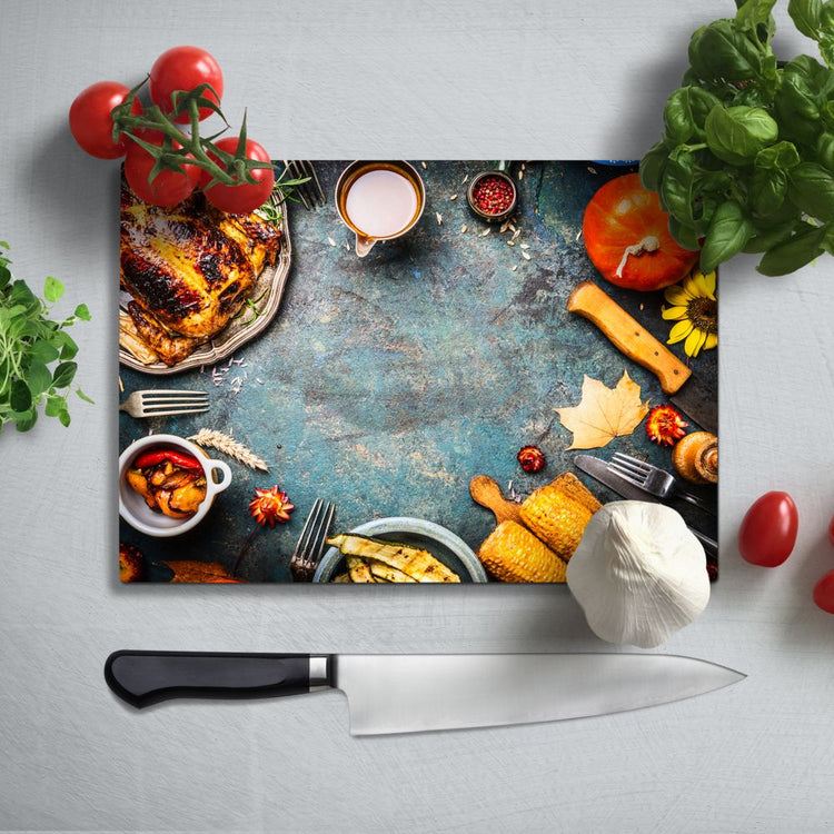 Glass Chopping Boards and Worktop