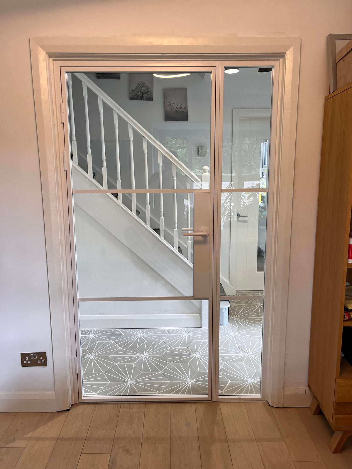 Single Hinged Glass Doors – Steel Frame – steel and glass internal doors by CreoGlass