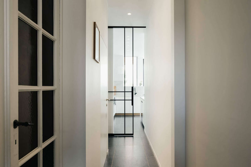 Single Sliding Glass Doors – steel and glass internal doors by CreoGlass