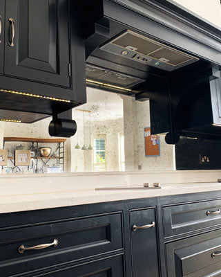 Antique Toughened Mirror Splashbacks - CreoGlass®