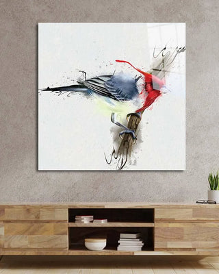 Birds Glass Wall Art - CreoGlass®