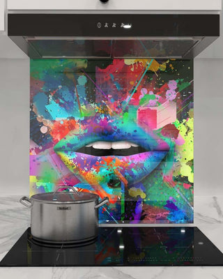 Abstract Printed Splashbacks - DIY - CreoGlass®