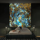 "Lemurian Blue" - LED Backlit Glass Splashback - Bespoke - CreoGlass®