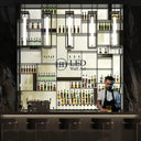 "White Onyx" - LED Backlit Glass Splashback - Bespoke - CreoGlass®
