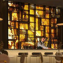 "Patagonia Green" - LED Backlit Glass Splashback - Bespoke - CreoGlass®