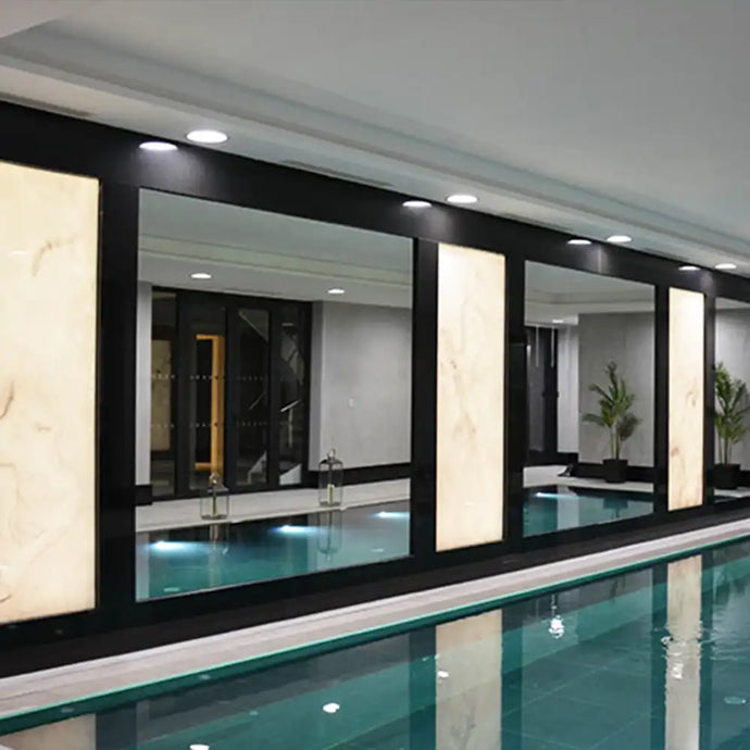 LED Backlit Feature Walls – Illuminated Glass Panels for Pools ...