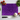 100% Luxury Purple Glass Chopping Board and Placemat