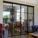 Vista Grid – Double Sliding Glass Door with Two Side Panels – PMF - CreoGlass®