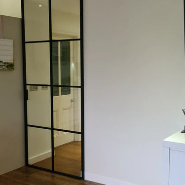Loft Grid – Single Sliding Glass Door – PMF - CreoGlass®
