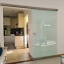 Eclipse Curve - Single Sliding Glass Door - Frameless - CreoGlass®