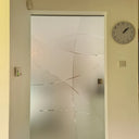 Eclipse Curve - Single Sliding Glass Door - Frameless - CreoGlass®