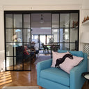 Vista Grid – Double Sliding Glass Door with Two Side Panels – PMF - CreoGlass®