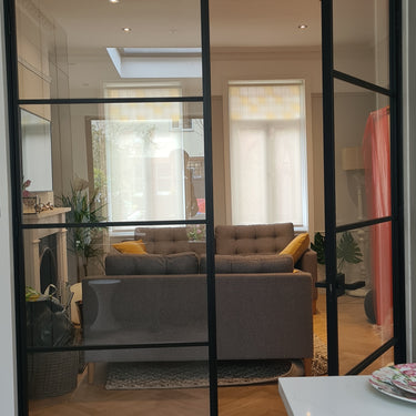 Artisan Grid - Double Hinged Glass Door with Latch and Frame - PMF