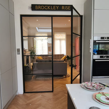 Artisan Grid - Double Hinged Glass Door with Latch and Frame - PMF