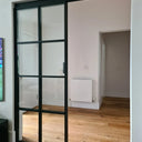 Loft Grid – Single Sliding Glass Door – PMF - CreoGlass®