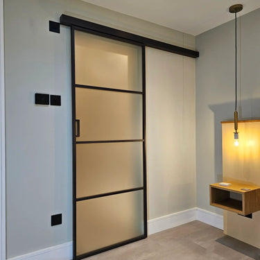 Lumi Frost – Single Sliding Glass Door – PMF - CreoGlass®