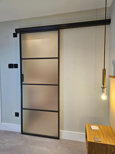 Lumi Frost – Single Sliding Glass Door – PMF - CreoGlass®