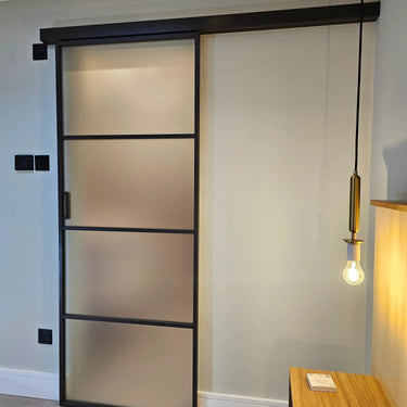 Lumi Frost – Single Sliding Glass Door – PMF - CreoGlass®