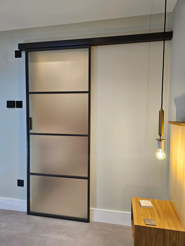 Lumi Frost – Single Sliding Glass Door – PMF - CreoGlass®